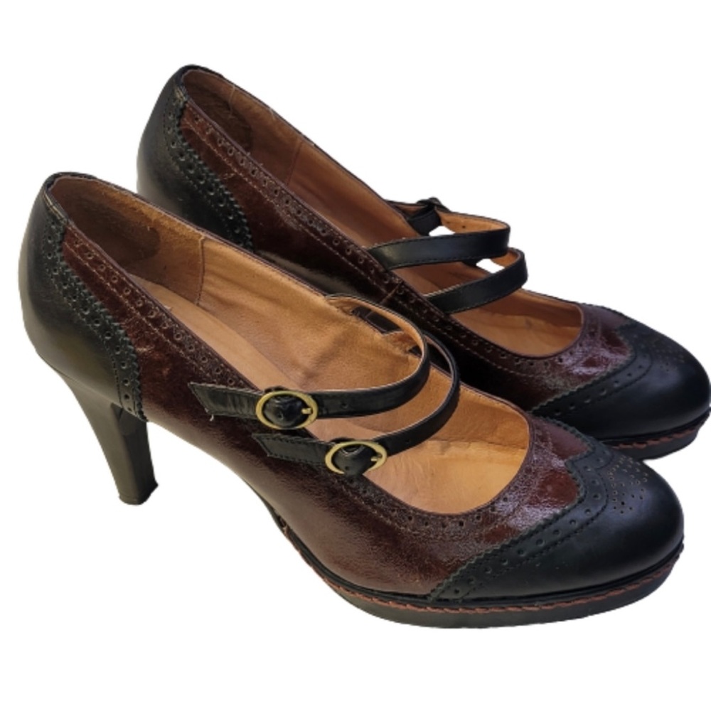 Wingtip Black and Brown Heels Schuler & Sons Philadelphia